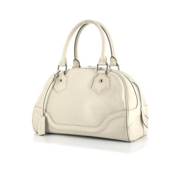 Authentic Louis Vuitton Epi Leather Bowling Montaigne PM Bag Shoulder Satchel - Picture 1 of 12